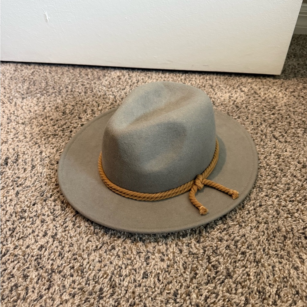 Stylish Gray Fedora Hat